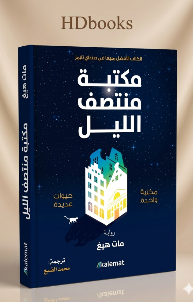 رواية "مكتبة منتصف الليل" – مات هيغ (إصدار فاخر)
