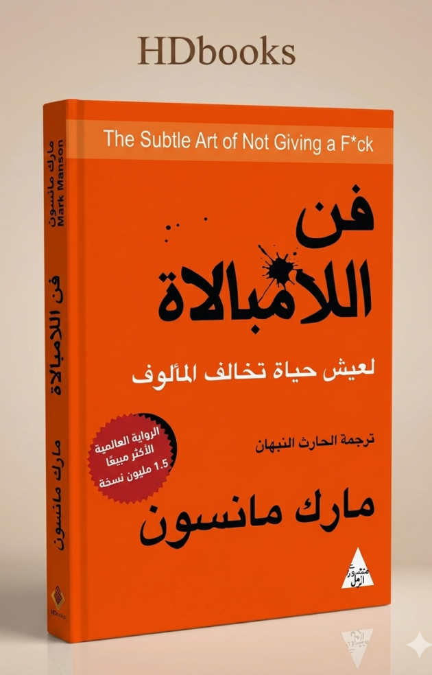 كتاب "فن اللامبالاة" – مارك مانسون (إصدار فاخر)