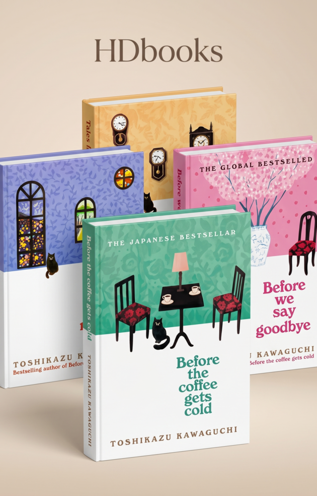 باقة سلسلة "Before the Coffee Gets Cold" الكاملة (4 كتب) – Toshikazu Kawaguchi