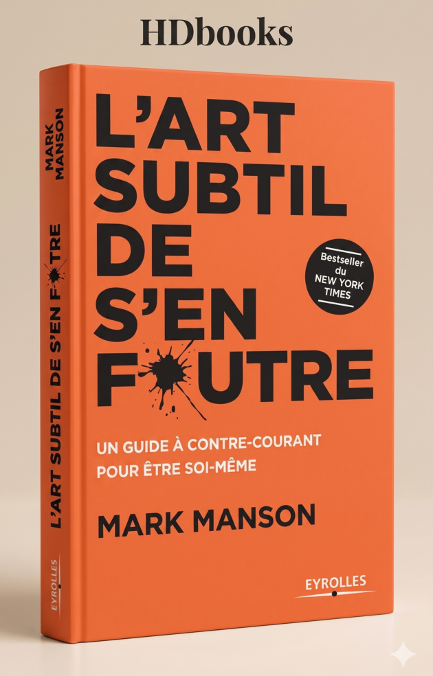 كتاب "L'art subtil de s'en foutre" – Mark Manson (إصدار فاخر)