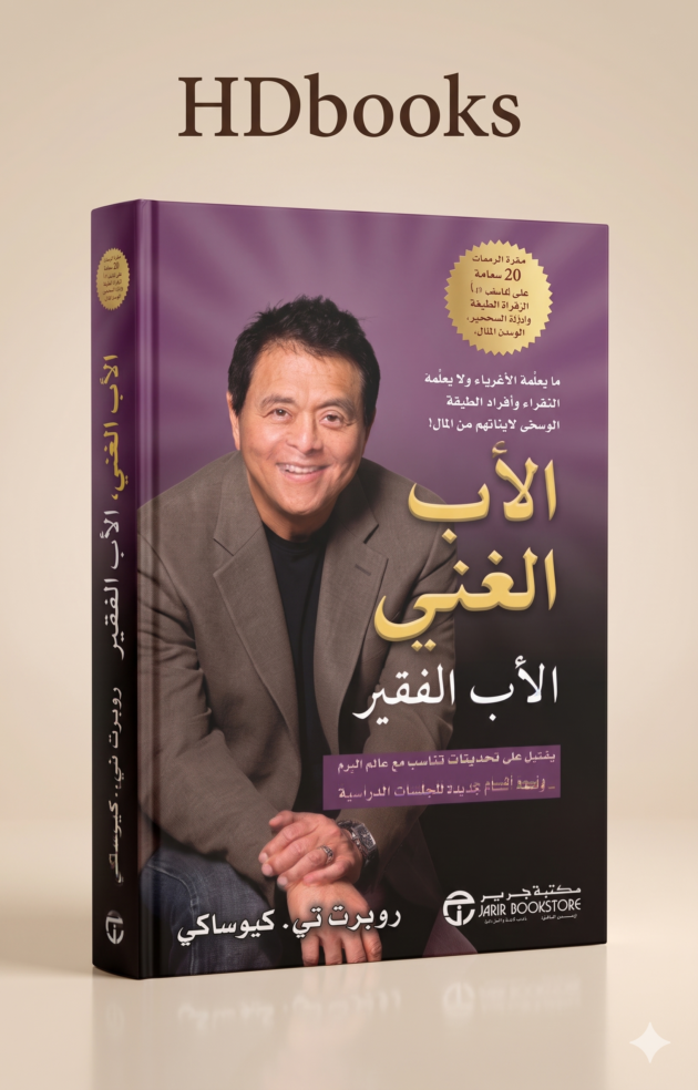 كتاب "الأب الغني والأب الفقير" – روبرت تي. كيوساكي (إصدار فاخر)