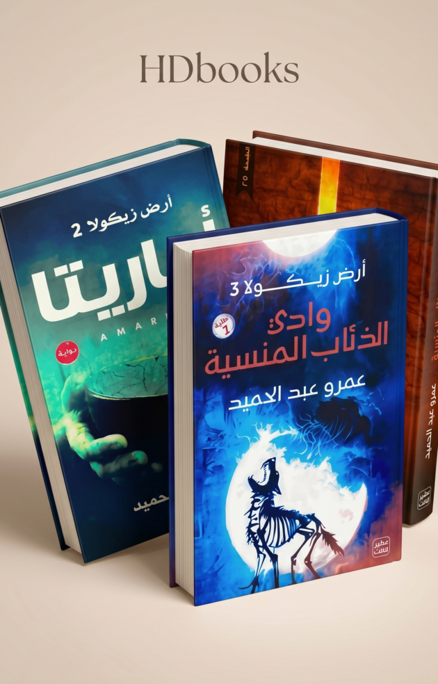 باقة سلسلة "أرض زيكولا" الكاملة (3 كتب) – عمرو عبد الحميد (إصدار فاخر)