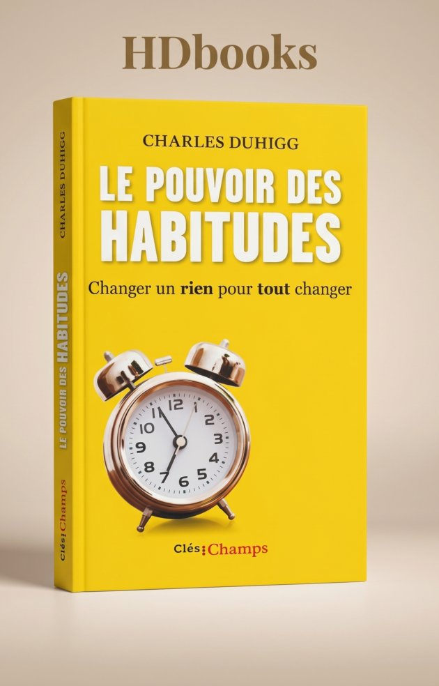 كتاب "Le Pouvoir des Habitudes" – Charles Duhigg (إصدار فاخر)