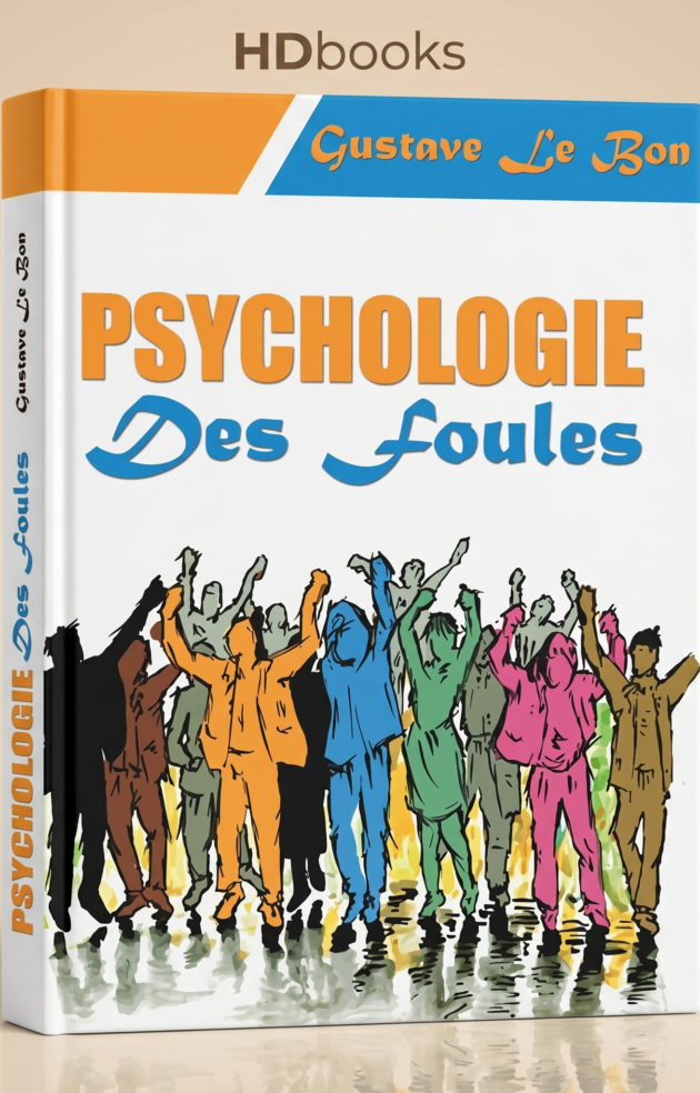 كتاب "Psychologie des Foules" – Gustave Le Bon (إصدار فاخر)