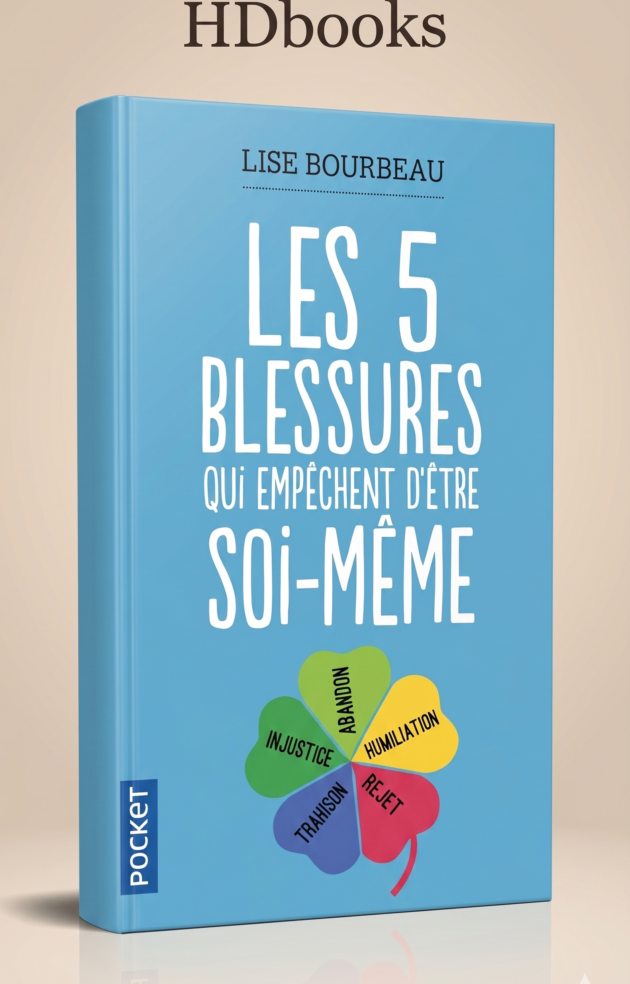 كتاب "Les 5 blessures qui empêchent d'être soi-même" – Lise Bourbeau (إصدار فاخر)