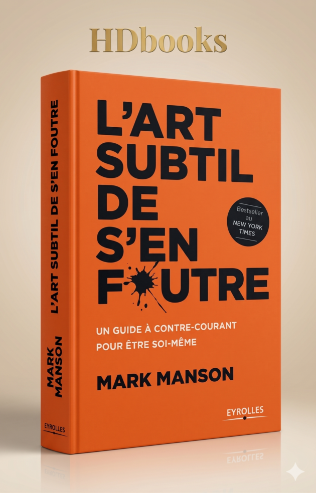 الكتاب العالمي الأجرأ (L'Art Subtil de S'en Foutre) بالفرنسية – Mark Manson (إصدار فاخر)