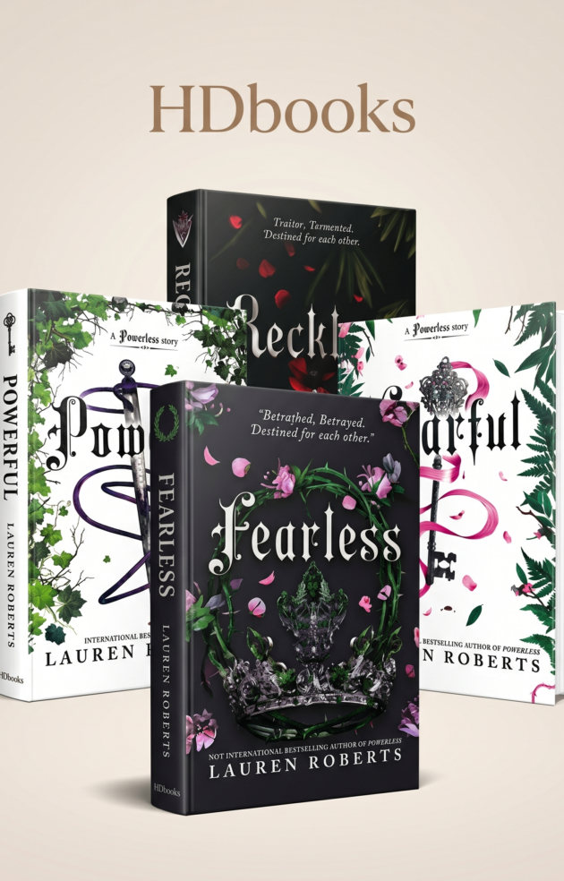 باقة الفانتازيا والنجاة (4 كتب بالإنجليزية) – سلسلة Powerless للكاتبة Lauren Roberts (إصدار فاخر)